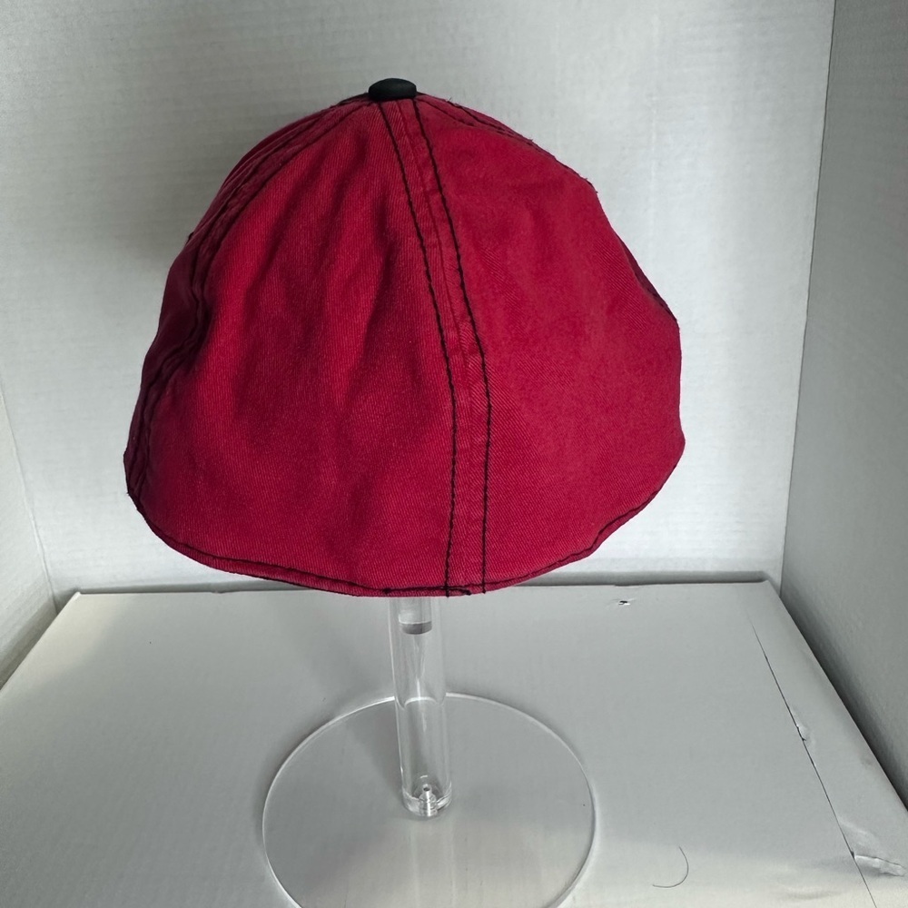 Harley-Davidson Motorcycle Red Black Men Baseball Hat Fitted One Size A-Flex Cap - Picture 4 of 6